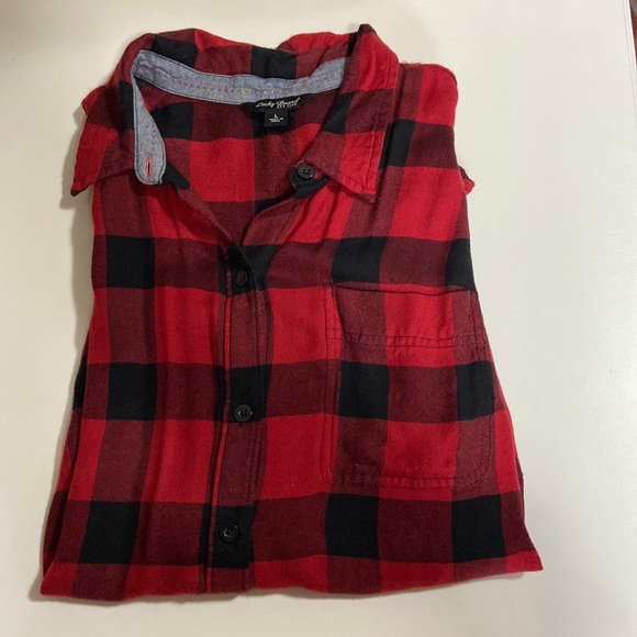 Lucky Brand Tops - Womens lucky brand flannel with buttons on the back